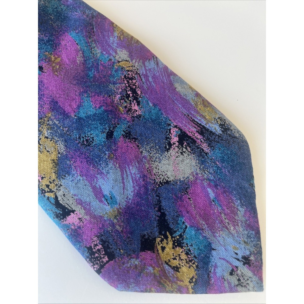 Jean Charles Mens Viscose Necktie Multicolored Design‎ Tie